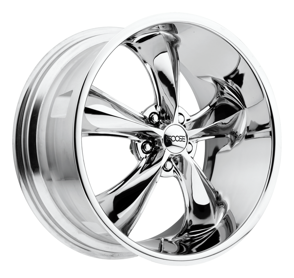 Foose 1Pc F105 Legend 18X7 +1 Chrome Plated