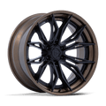 Fuel 1Pc Fc404 Mutiny 22X10 -18 Matte Black W Gloss Bronze Lip