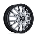 Fuel 1Pc D407 Catalyst Dually 24X8.25 -202 Chrome W/ Gloss Black Lip