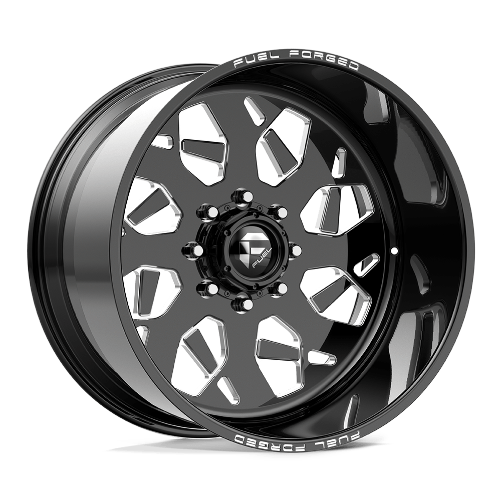 Fuel 1Pc Ff111 20X9 +0 Gloss Black Mill-Mach