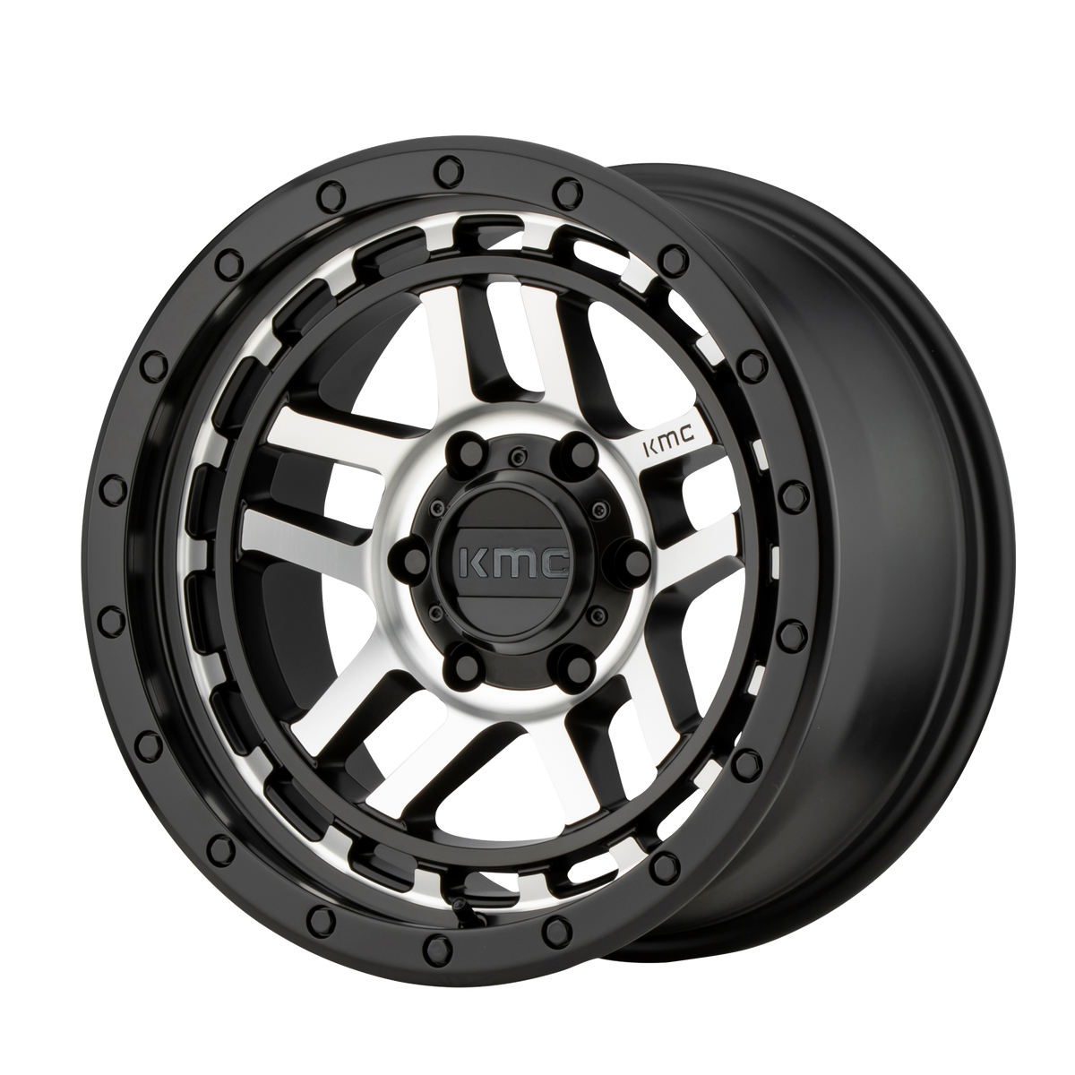 Kmc Km540 Recon 18X8.5 +18 Satin Black Machined