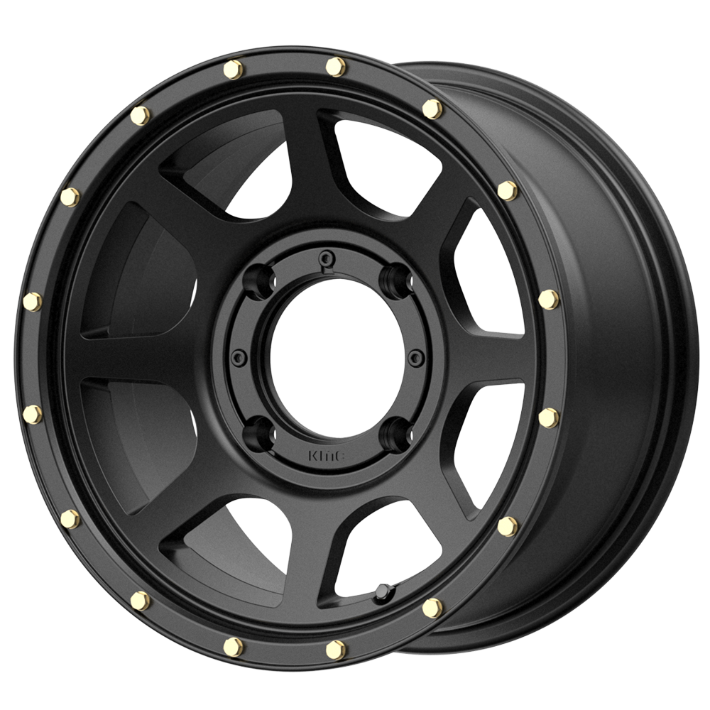 Kmc Powersports Ks134 Addict 2 15X6 +38 Satin Black
