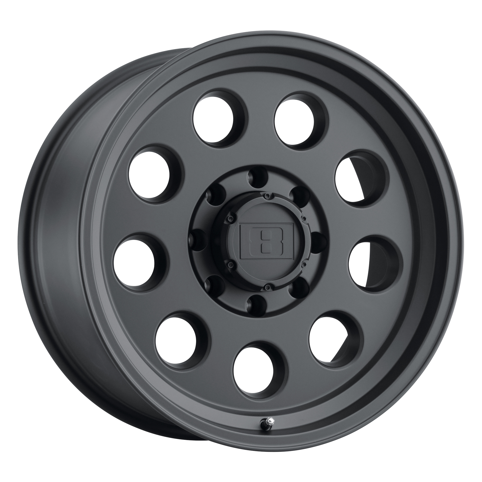 Level 8 Hauler 16X6 +0 Matte Black