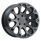 Level 8 Impact 18X9 +12 Matte Black