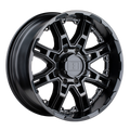Level 8 Slingshot 16X8.5 +10 Matte Black