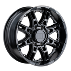 Level 8 Slingshot 16X8.5 +10 Matte Black