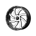 Msa Offroad Wheels M36 Switch Utv 20X7 +0 Machined Gloss Black