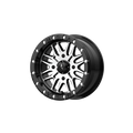 Msa Offroad Wheels M37 Brute Utv Beadlock 18X7 +10 Gloss Black Machined