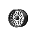 Msa Offroad Wheels M38 Brute Utv 24X7 +10 Gloss Black Machined