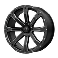 Msa Offroad Wheels M42 Bounty Utv 20X7 +10 Satin Black Milled