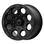 Msa Offroad Wheels M44 Cannon Utv Beadlock 15X7 +25 Satin Black