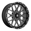 Msa Offroad Wheels M45 Portal Utv 20X7 +0 Gloss Black Milled