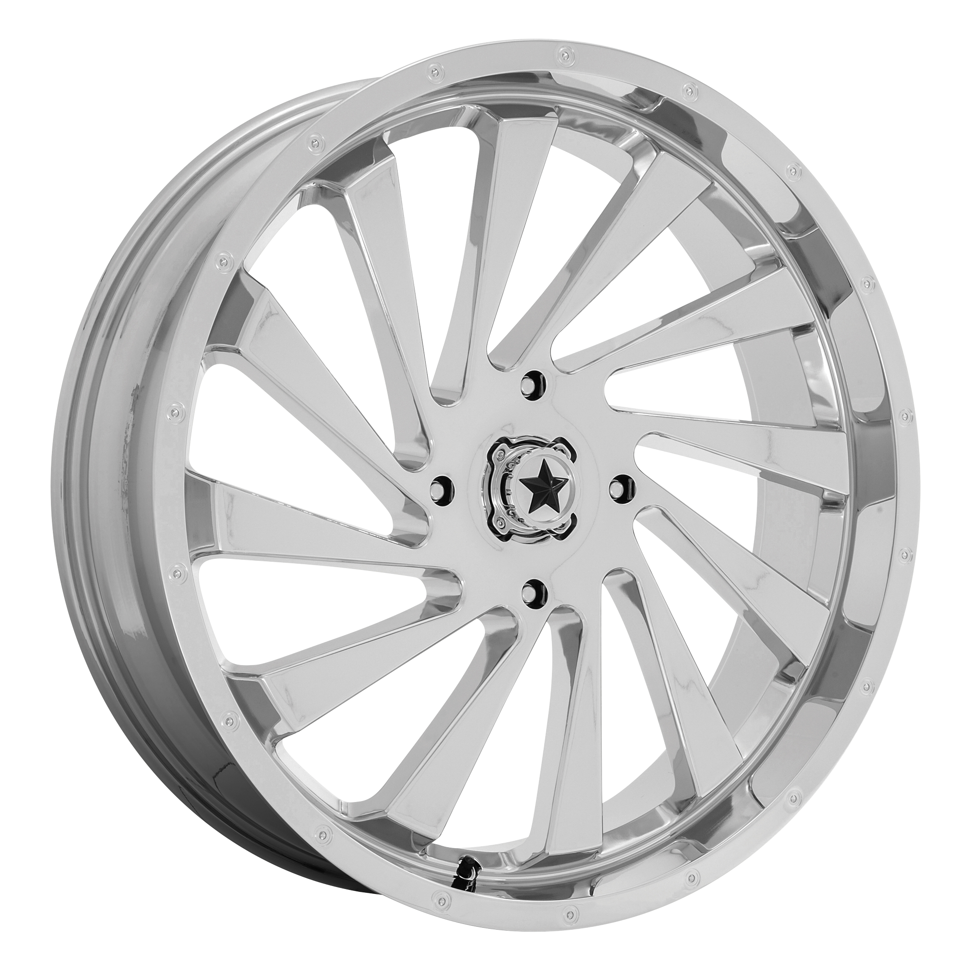 Msa Offroad Wheels M46 Blade Utv 22X7 +0 Chrome