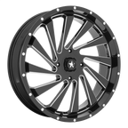 Msa Offroad Wheels M46 Blade Utv 18X7 +0 Gloss Black Milled