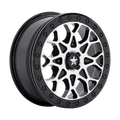 Msa Offroad Wheels M48 Portal Utv Beadlock 15X6 +38 Gloss Black Machined W Gb Ring