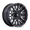 Msa Offroad Wheels M49 Creed Utv 16X7 +10 Matte Black Machined