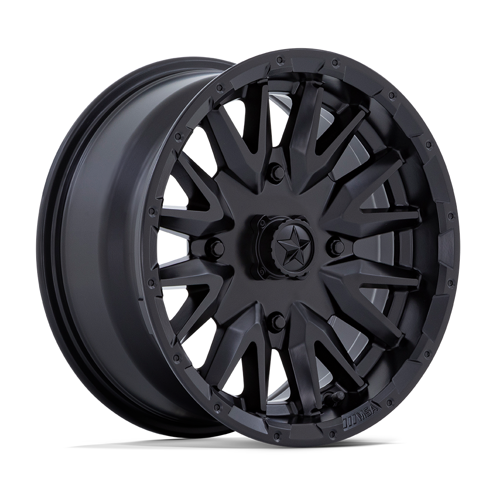 Msa Offroad Wheels M49 Creed Utv 14X7 +10 Matte Black