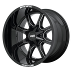 Moto Metal MO970 20x10 +-18 GLOSS BLACK MILL MOTO METAL LP