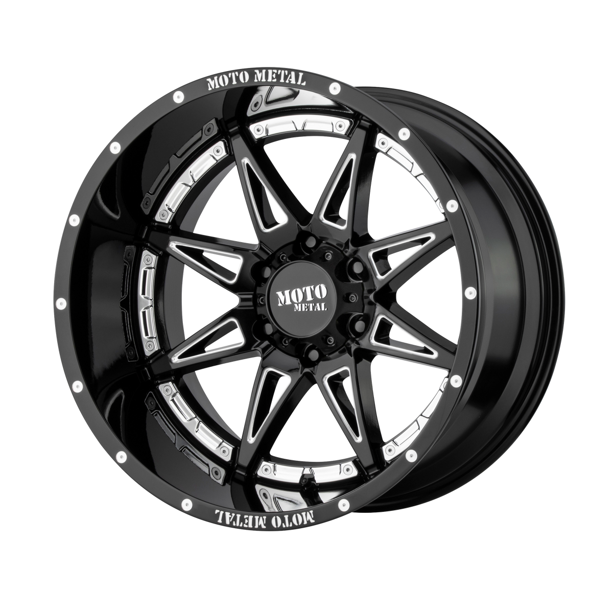 Moto Metal Mo993 Hydra 20X10 -18 Gloss Black Milled