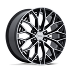 Petrol Pe006 P5E 20X9.5 +25 6X139.7 Gloss Black W/ Machined Face