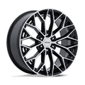 Petrol Pe006 P5E 22X9.5 +25 Gloss Black W/ Machined Face