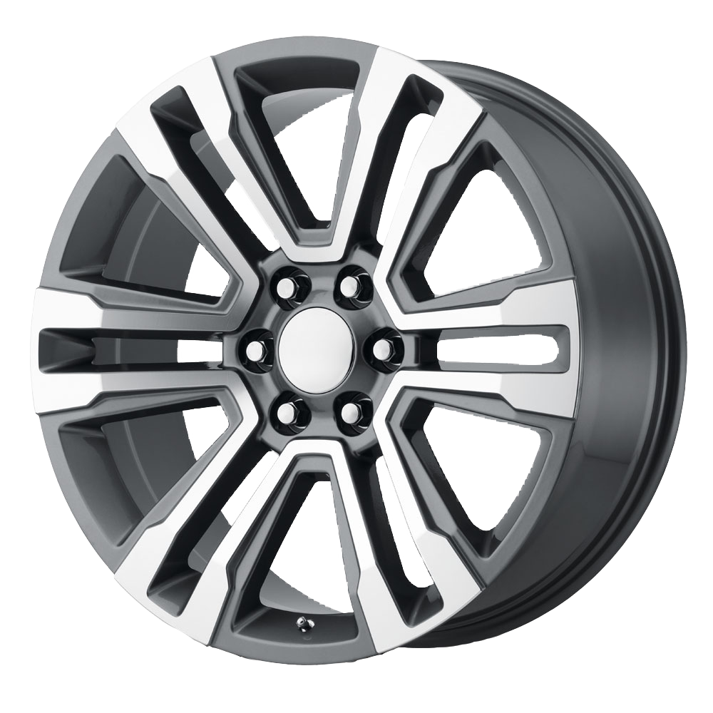 Performance Replicas Pr182 22X9 +15 Gunmetal Machined