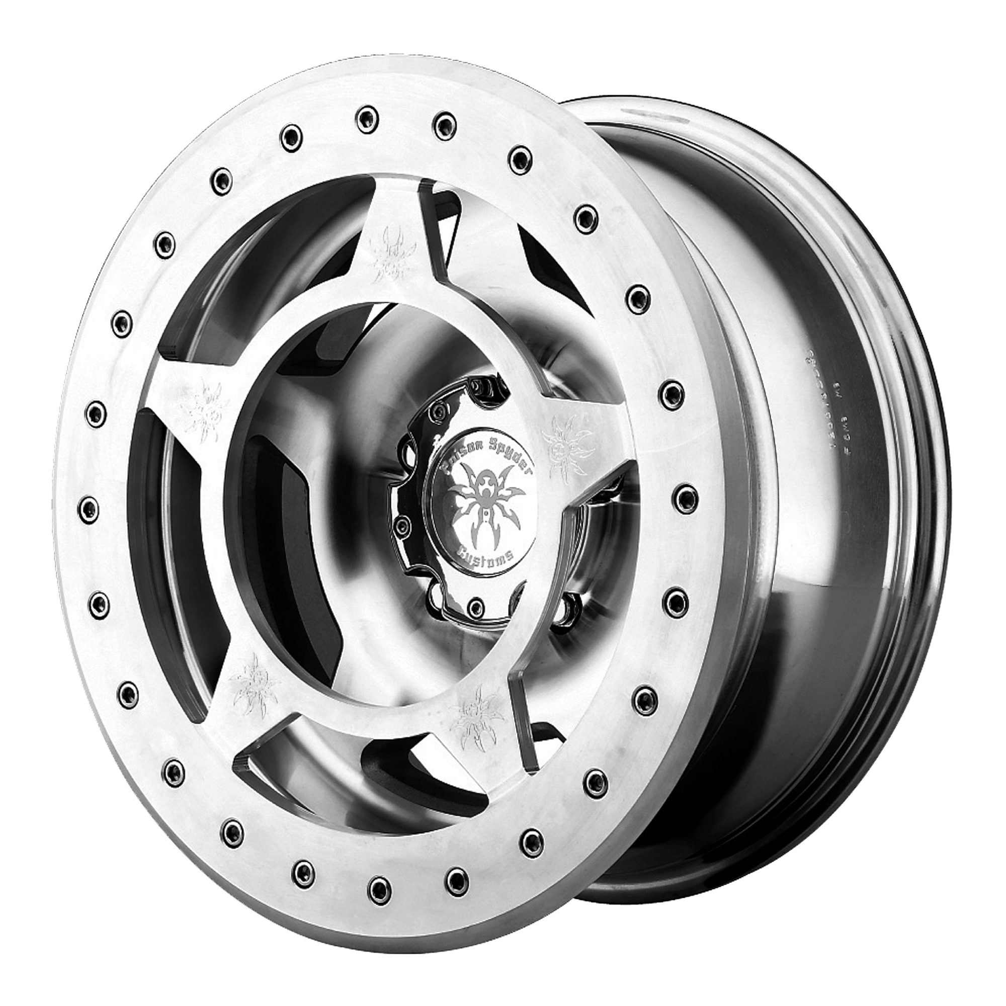Private Label Ax756 Slab Beadlock 15X9 -38 Machined