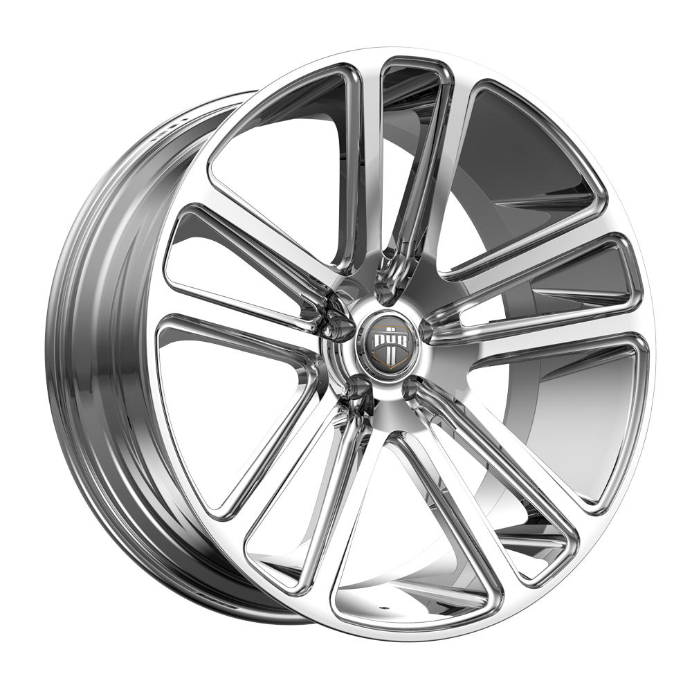 Dub 1Pc S254 Flex 24X10 +30 Chrome
