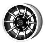 American Racing Vintage Vn47 Vector 15X7 +0 Satin Black Machined