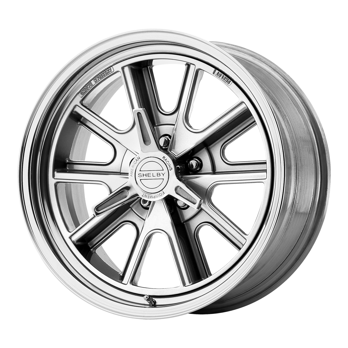 American Racing Vintage Vn427 Shelby Cobra 18X9 +13 Two-Piece Polished