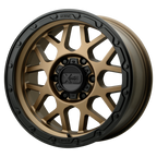 Xd Xd135 Grenade Or 20X9 +18 Matte Bronze W/ Matte Black Lp