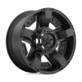 Xd Xd811 Rockstar Ii 17X9 -12 Matte Black W/ Accents