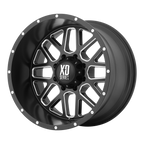 Xd Xd818 Heist 20X9 +18 Satin Black Milled W/ Btcc