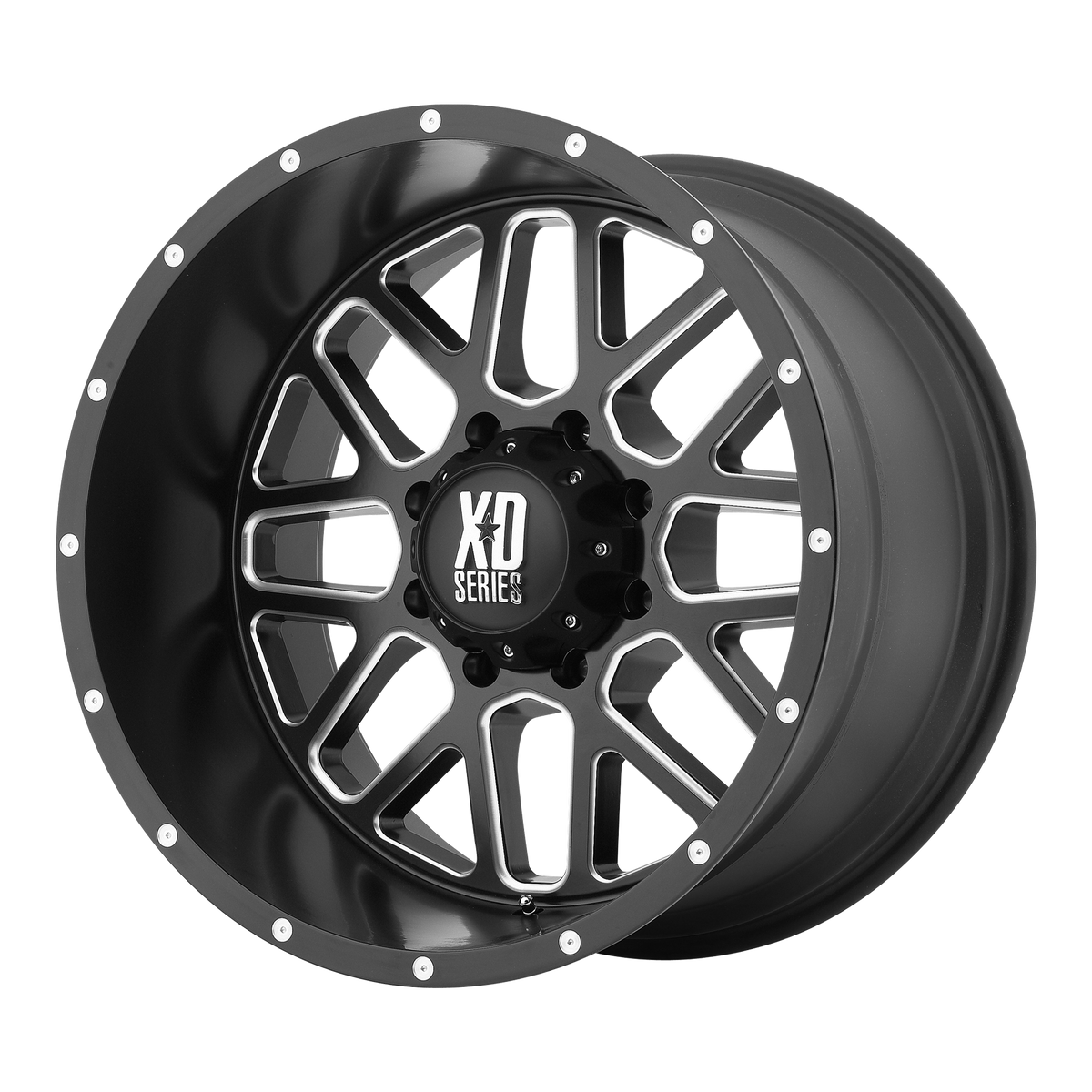Xd Xd820 Grenade 20X10 -24 Satin Black Milled