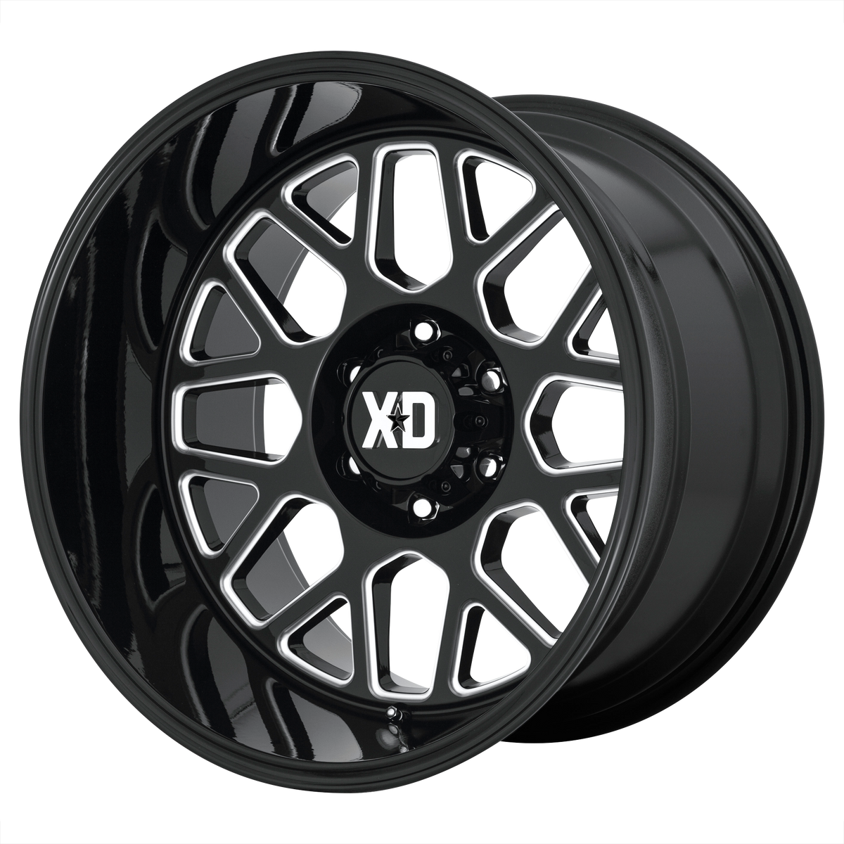 Xd Xd849 Grenade Ii 20X10 +12 Gloss Black Milled
