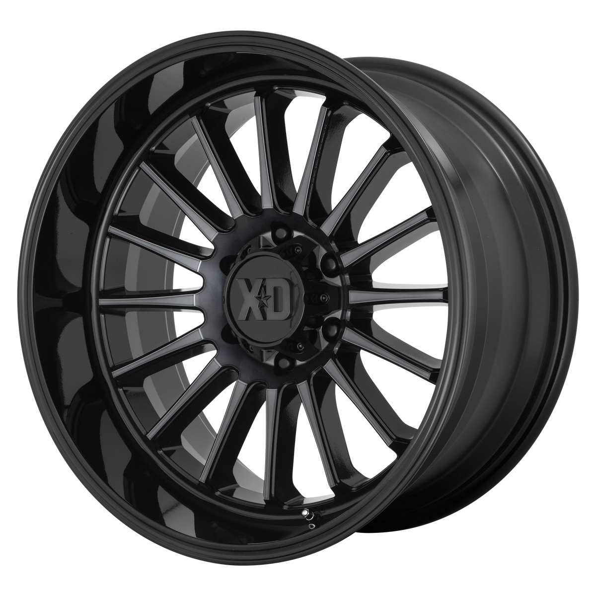 Xd Xd857 Whiplash 20X9 +0 Gloss Black W/ Gray Tint