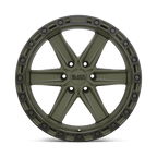 Black Rhino Hard Alloys Henderson 17X9 +0 Olive Drab Green W/ Black Ring