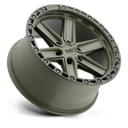 Black Rhino Hard Alloys Henderson 17X9 +0 Olive Drab Green W/ Black Ring