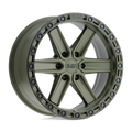 Black Rhino Hard Alloys Henderson 17X9 +0 Olive Drab Green W/ Black Ring