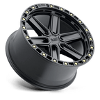 Black Rhino Hard Alloys Henderson 20X9.5 -18 Matte Black W/ Brass Bolts