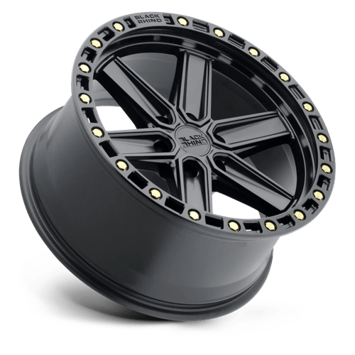 Black Rhino Hard Alloys Henderson 20X9.5 -18 Matte Black W/ Brass Bolts