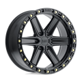 Black Rhino Hard Alloys Henderson 20X9.5 -18 Matte Black W/ Brass Bolts