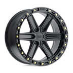 Black Rhino Hard Alloys Henderson 20X9.5 -18 Matte Black W/ Brass Bolts