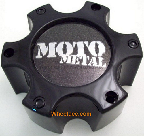 Moto Metal Gloss Black Cap 6X5.5