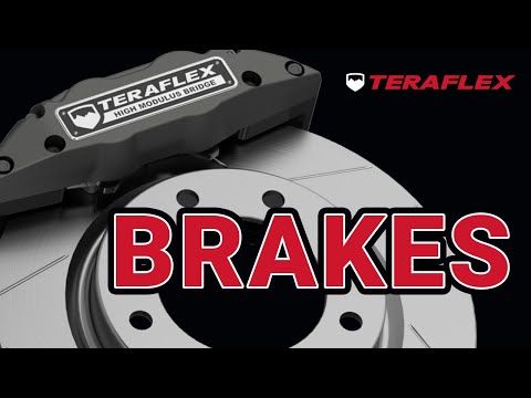 Teraflex JK Front Big Rotor Kit - Slotted - 5-Lug