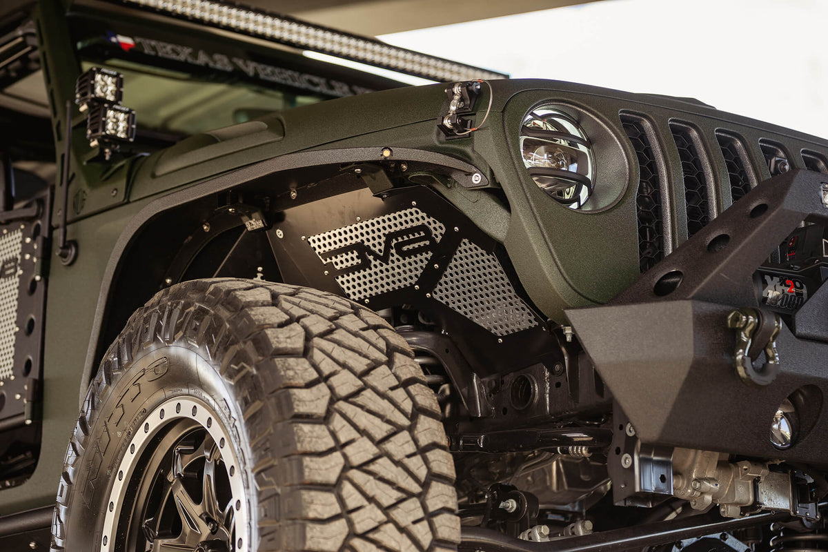 Jeep JL & JT Front Inner Fenders Black Or Raw