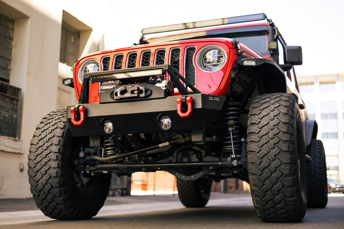 FS-25 Stubby Front Bumper with Plated Bull Bar