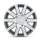 Black Rhino Hard Alloys Journey 18X8 +48 Gloss Gunmetal W/ Mirror Cut