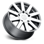 Black Rhino Hard Alloys Journey 18X8 +48 Gloss Gunmetal W/ Mirror Cut