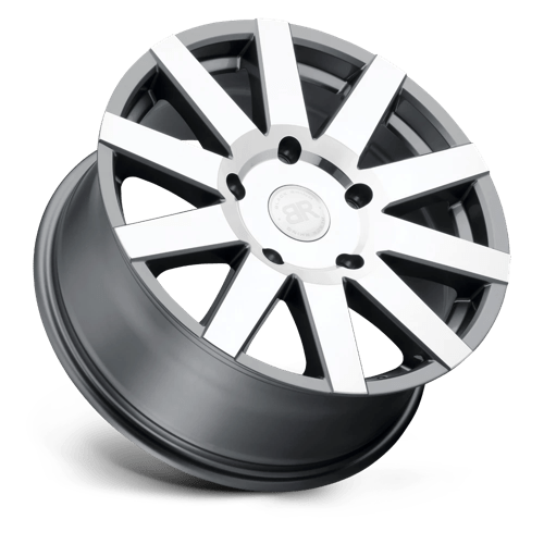 Black Rhino Hard Alloys Journey 18X8 +48 Gloss Gunmetal W/ Mirror Cut